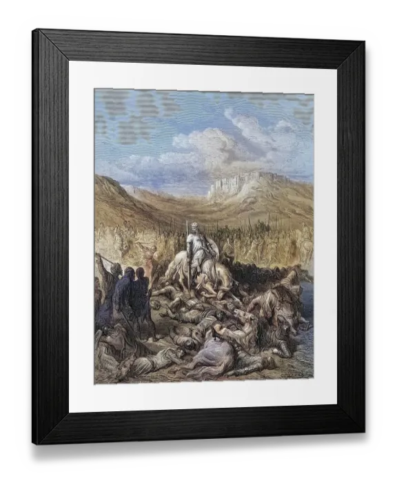 Framed Print : Glorious Death of Jacques de Maille