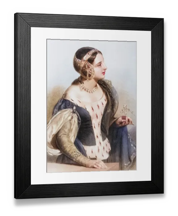 Framed Print : Isabella of France, 1292-1358, queen and wife of Edward II of England and mother of Edward III of England Framed Print : Isabella of France, 1292-1358, queen and wife of Edward II of England and mother of Edward III of England