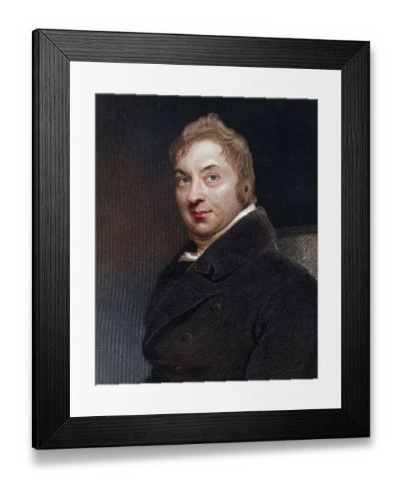 Framed Print : Edward Jenner 1749-1823 English surgeon discoverer of smallpox vaccination