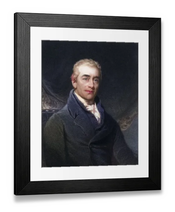 Framed Print : Sir Samuel Romilly 1757-1818, English legal reformer