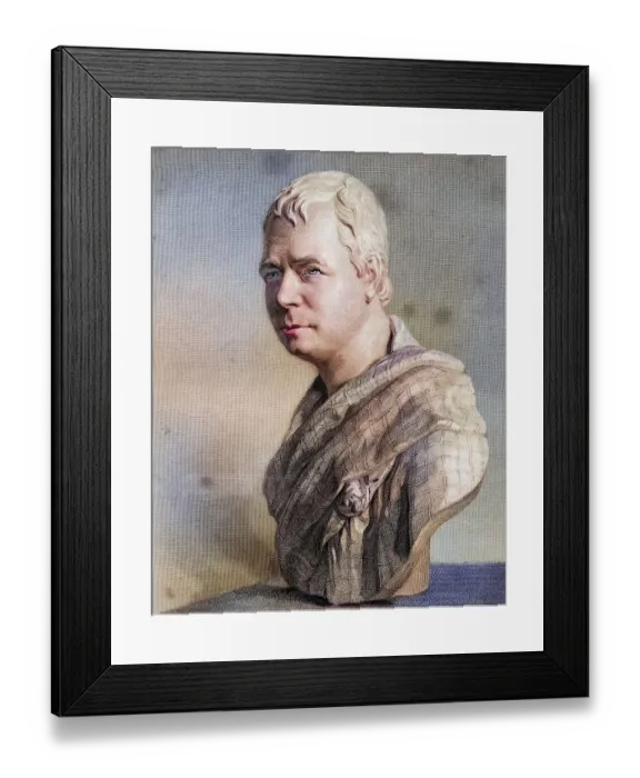 Framed Print : Sir Walter Scott 1771-1832, Scottish novelist