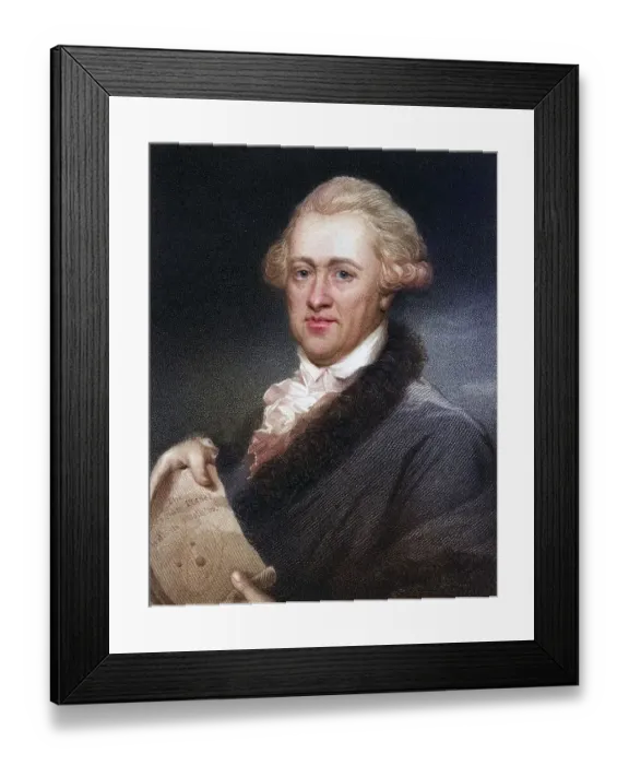 Framed Print : Sir William Herschel (Frederick) 1738-1822