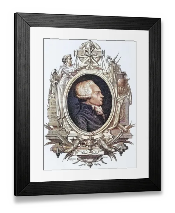 Framed Print : Maximilien Robespierre, 1758-1794