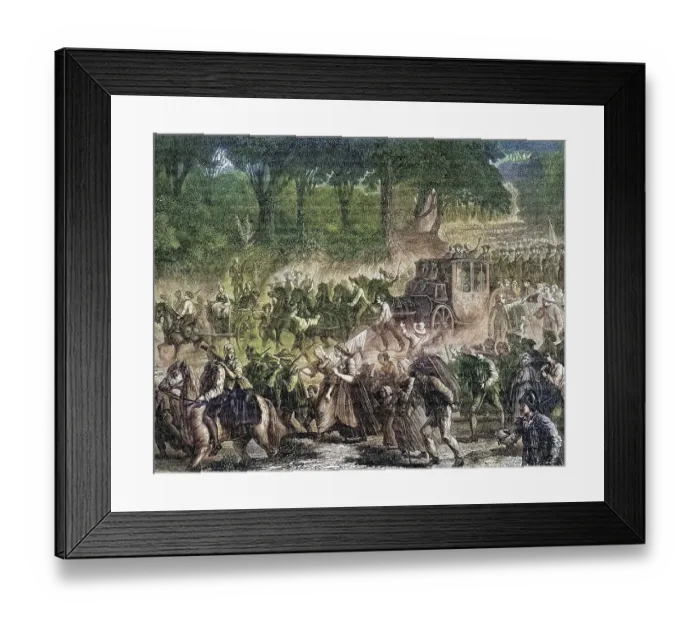 Framed Print : The royal family returns to Paris Framed Print : The royal family returns to Paris