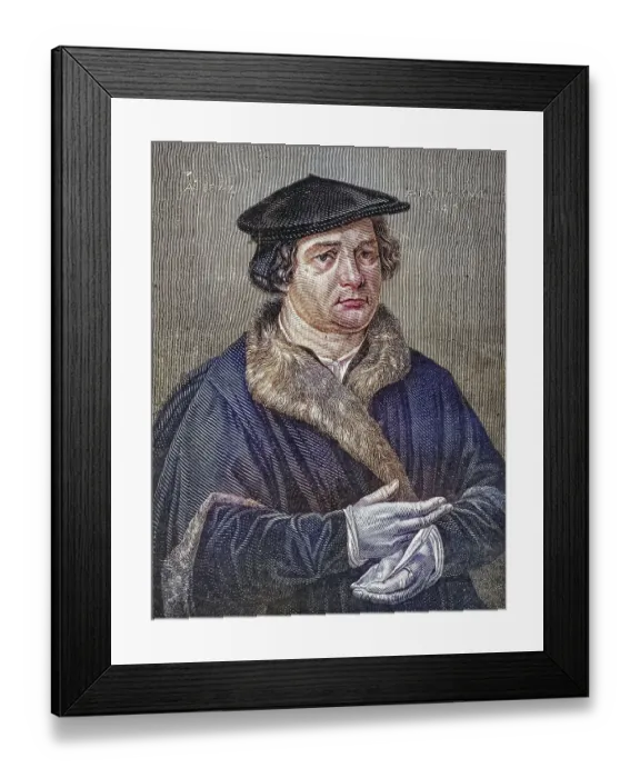 Framed Print : Martin Luther (born 10 November 1483 in Eisleben) Framed Print : Martin Luther (born 10 November 1483 in Eisleben)