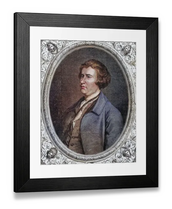 Framed Print : Edmund Burke, 1729-1797, British statesman