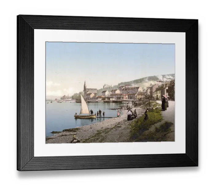 Framed Print : Port Bannatyne, obsolete also Kamesburgh Framed Print : Port Bannatyne, obsolete also Kamesburgh