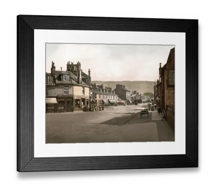 Framed Print : Main Street, Largs, town on the Firth of Clyde in North Ayrshire