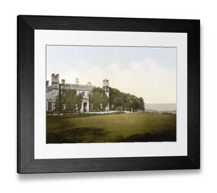 Framed Print : St Ives, Tregenna Castle, town in the county of Cornwall in England