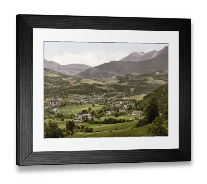 Framed Print : Reichenau an der Rax is a market town located at the foothills of the Vienna Alps in Lower Austria
