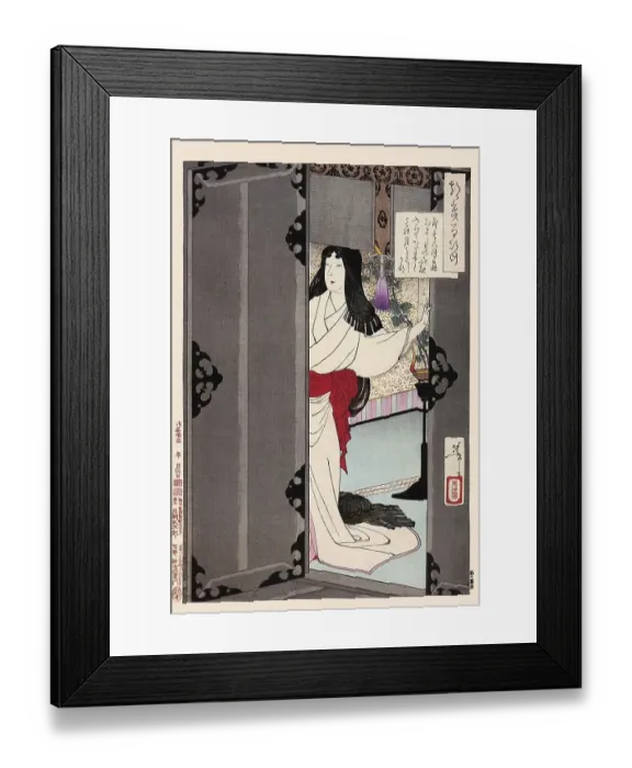 Framed Print : Tsukioka Yoshitoshi (1839 - 9 June 1892) one of the last great masters of the classical Japanese colour woodcut Framed Print : Tsukioka Yoshitoshi (1839 - 9 June 1892) one of the last great masters of the classical Japanese colour woodcut