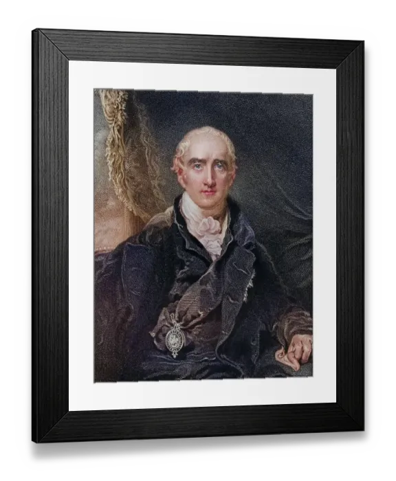 Framed Print : Richard Colley Wellesley, 1st Marquess Wellesley (born 20 June 1760 in Dangan Castle)