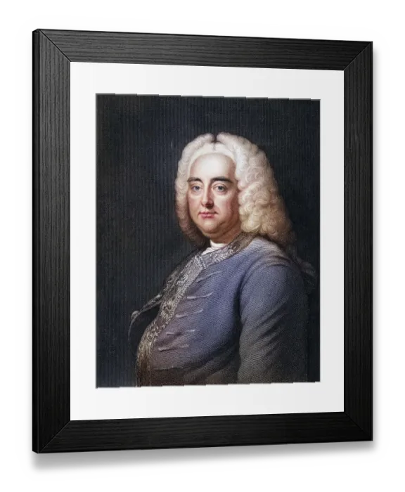 Framed Print : George Frideric Handel (5 March 1685)