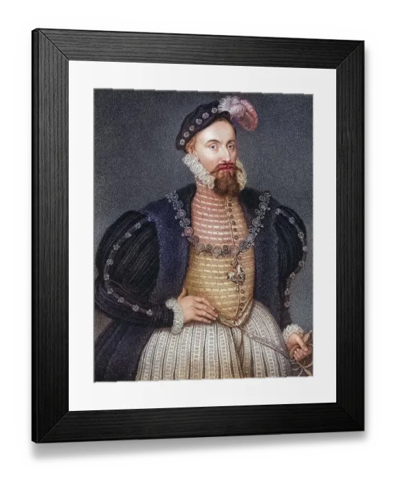 Framed Print : Henry Grey, 1st Duke of Suffolk KG (born 17 January 1517)