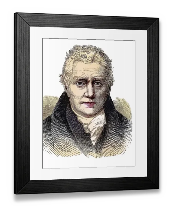 Framed Print : John Scott, 1st Earl of Eldon (born 4 June 1751)