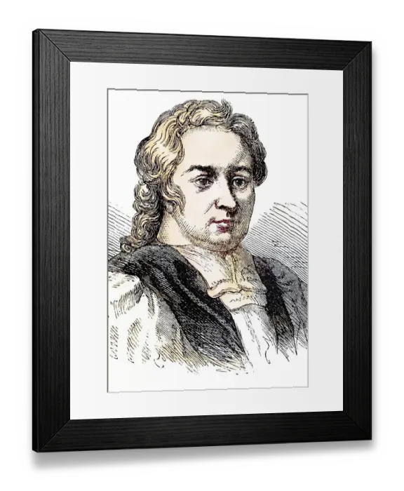 Framed Print : John Tillotson (1630-1694), Archbishop of Canterbury
