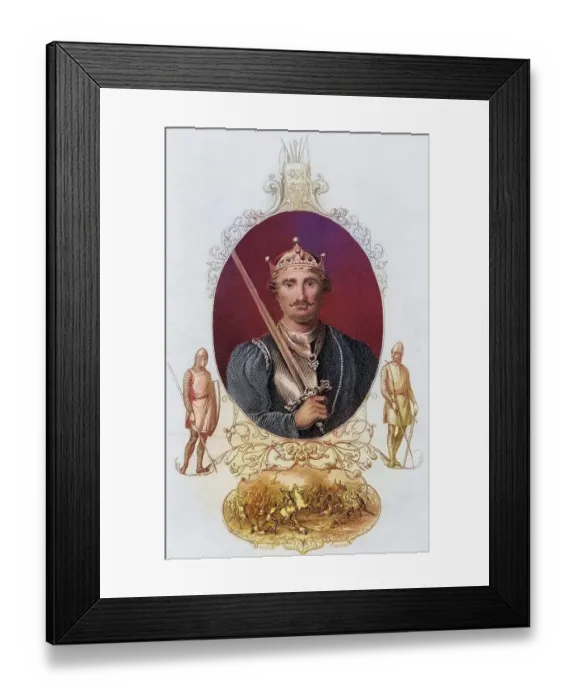 Framed Print : William I of England, also known as William the Conqueror