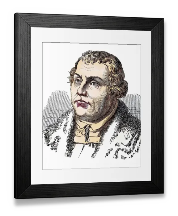 Framed Print : Martin Luther, 1483 to 1546, German theologian Framed Print : Martin Luther, 1483 to 1546, German theologian