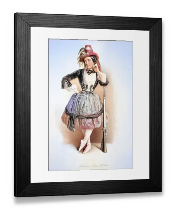 Framed Print : Marie-Adeline Plunkett (31 March 1824 - 8 November 1910)