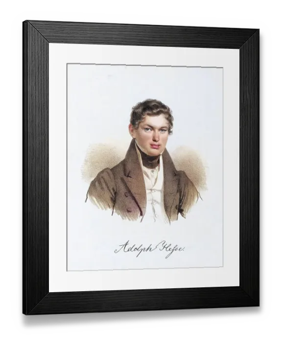 Framed Print : Adolph Friedrich Hesse, actually Adolph Benjamin (born 30 August 1809 in Breslau) Framed Print : Adolph Friedrich Hesse, actually Adolph Benjamin (born 30 August 1809 in Breslau)