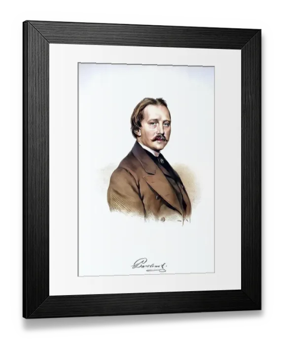 Framed Print : Alexander von Pawlowski (1830-1882)