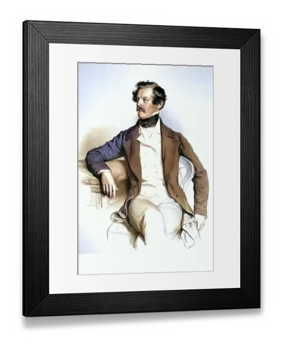 Framed Print : Alexander Freiherr von Bach (born 4 January 1813 in Loosdorf) Framed Print : Alexander Freiherr von Bach (born 4 January 1813 in Loosdorf)