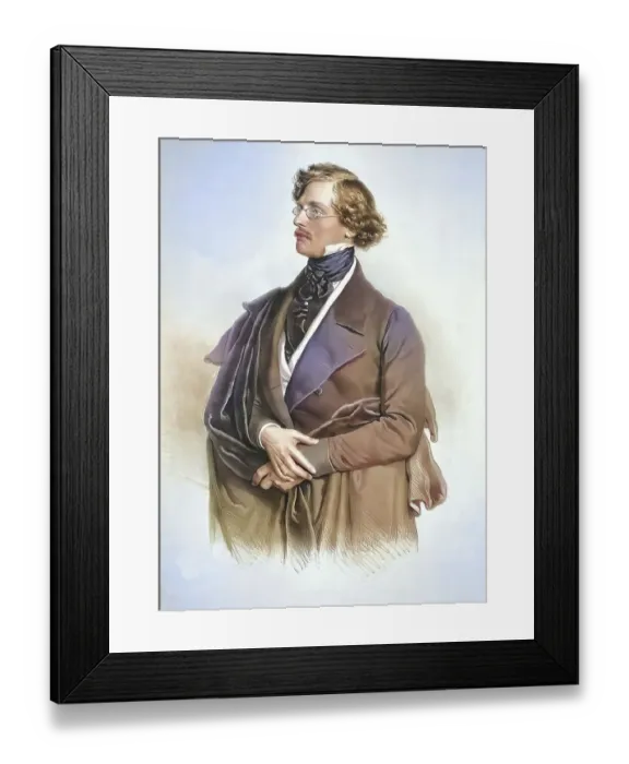 Framed Print : Alois Ander, actually Aloys Anderle (born 10 August 1821 in Libitz an der Doubrawa) Framed Print : Alois Ander, actually Aloys Anderle (born 10 August 1821 in Libitz an der Doubrawa)