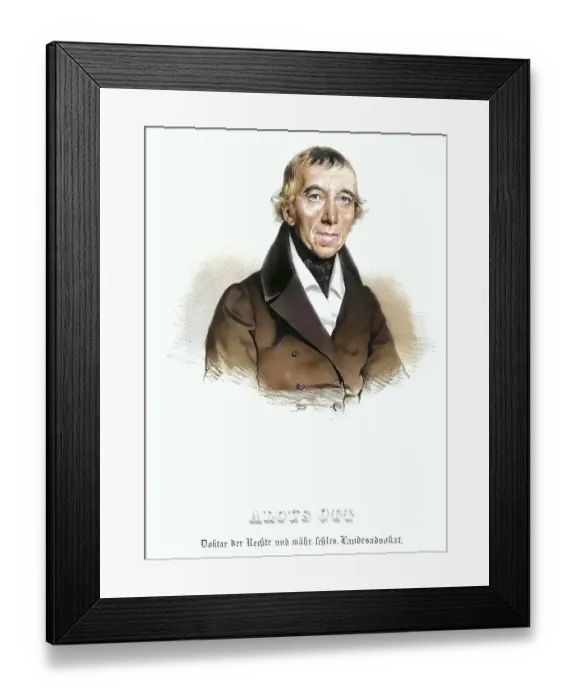 Framed Print : Alois Ott, Doctor of Laws and Silesian State Advocate Framed Print : Alois Ott, Doctor of Laws and Silesian State Advocate