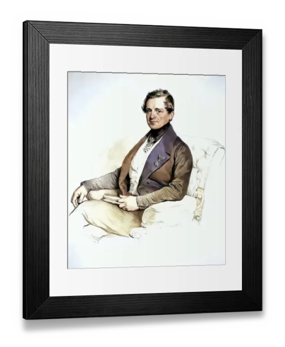 Framed Print : Andreas Hohenwart-Gerlachstein (1794-1881) Framed Print : Andreas Hohenwart-Gerlachstein (1794-1881)