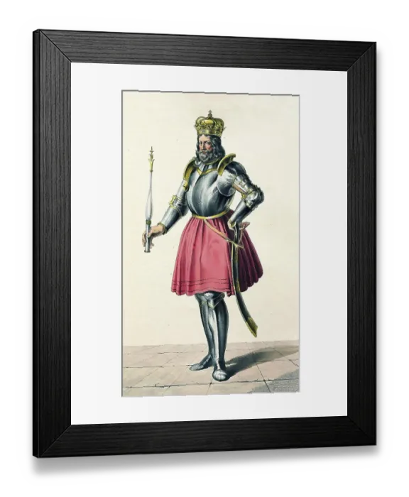 Framed Print : Andrew I (1013-1060), King of Hungary (1046-1060)