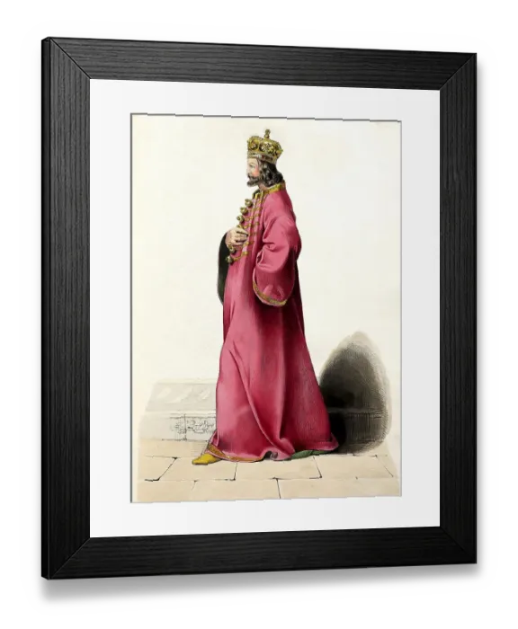 Framed Print : Andreas III. called the Venetian (Hungarian III)