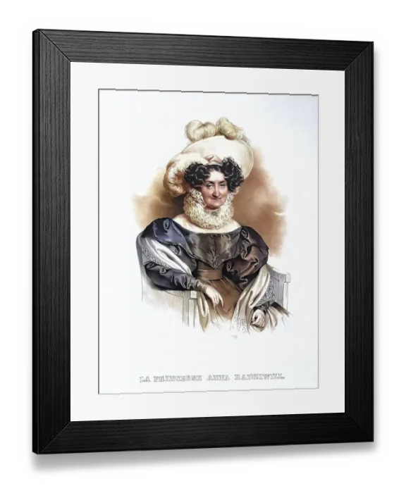Framed Print : Anna Princess Radziwill, Historical