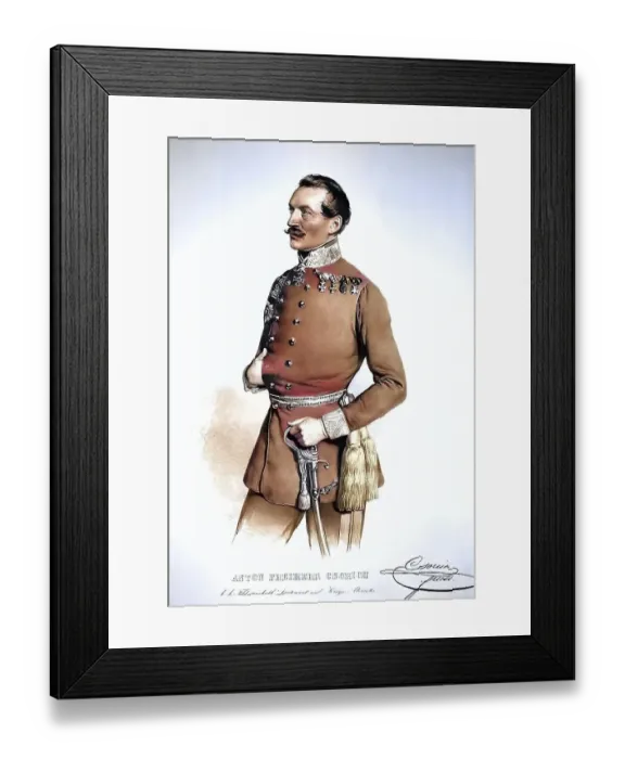 Framed Print : Anton Freiherr Csorich von Monte Creto Framed Print : Anton Freiherr Csorich von Monte Creto