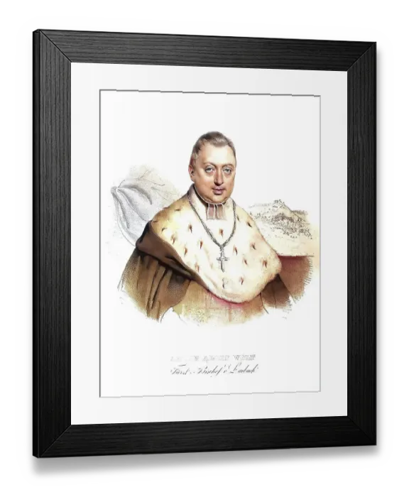 Framed Print : Anton Alois Wolf, Anton Alojzij Wolf