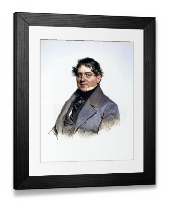 Framed Print : Anton Forti (born 8 June 1790 in Vienna) Framed Print : Anton Forti (born 8 June 1790 in Vienna)