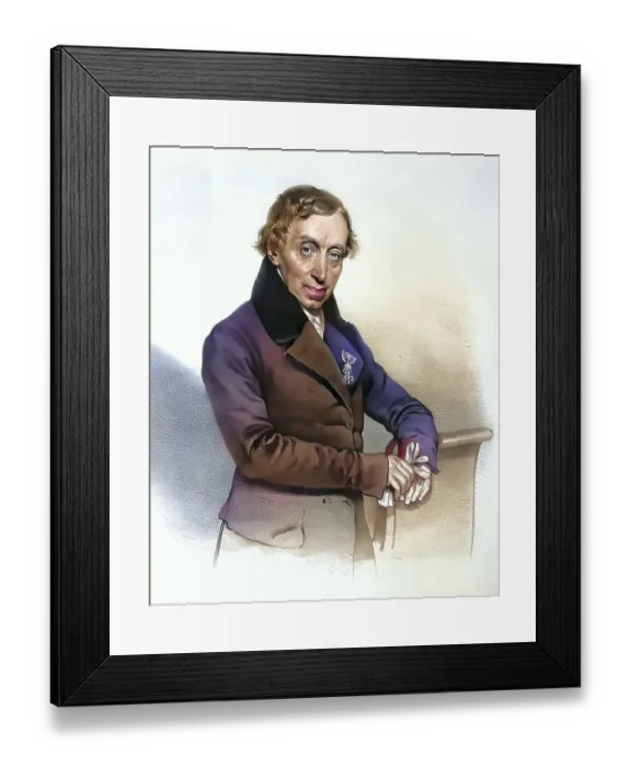 Framed Print : Anton Ritter von Poellinger, Official Framed Print : Anton Ritter von Poellinger, Official