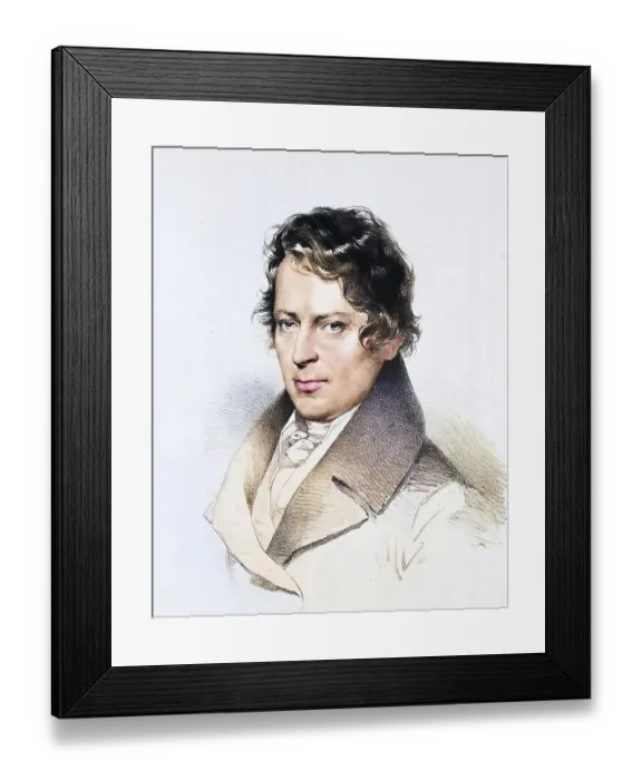 Framed Print : Anton Edler von Rosas, also Antonio Rosas (born 23 December 1791 in Fuenfkirchen) Framed Print : Anton Edler von Rosas, also Antonio Rosas (born 23 December 1791 in Fuenfkirchen)