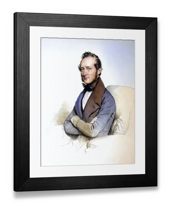 Framed Print : Dr Arnold Loewe, physician in Vienna Framed Print : Dr Arnold Loewe, physician in Vienna