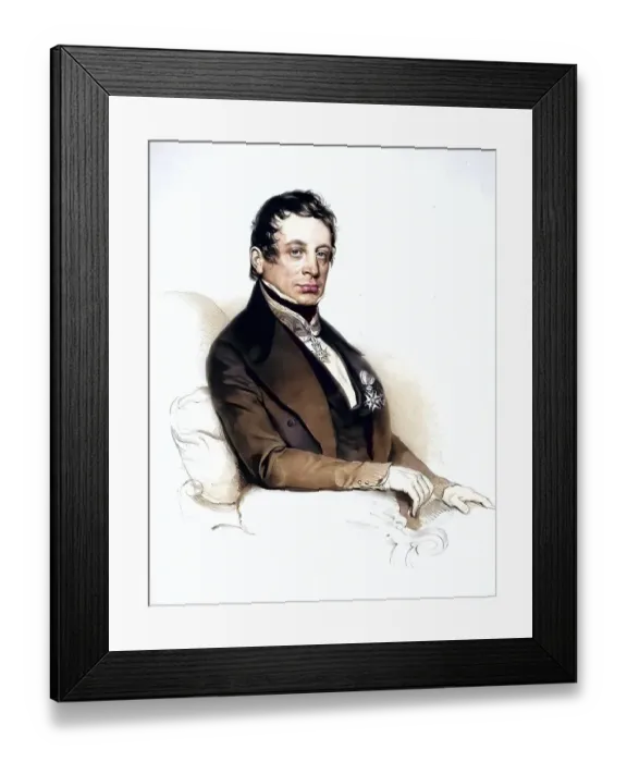 Framed Print : August Josef Warmuth, Dr juris