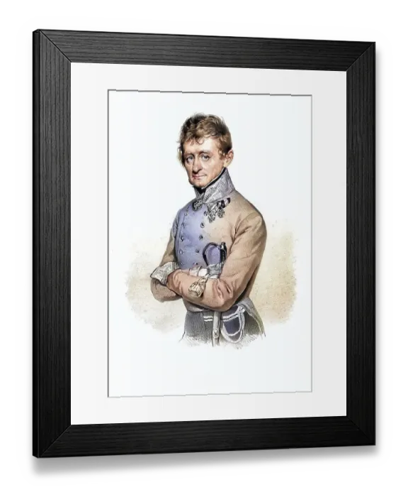 Framed Print : Franz Georg Dominik Freiherr von Waldstaetten (born 25 September 1775 in Vienna) Framed Print : Franz Georg Dominik Freiherr von Waldstaetten (born 25 September 1775 in Vienna)