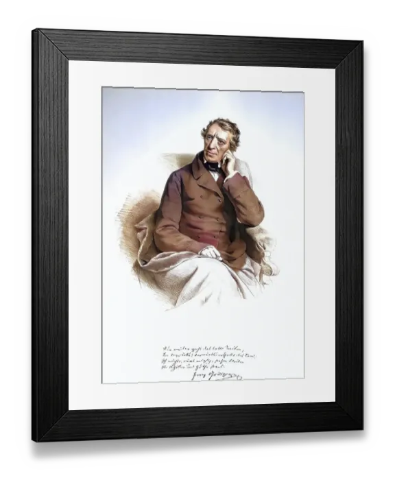 Framed Print : Franz Seraphicus Grillparzer (b) Framed Print : Franz Seraphicus Grillparzer (b)