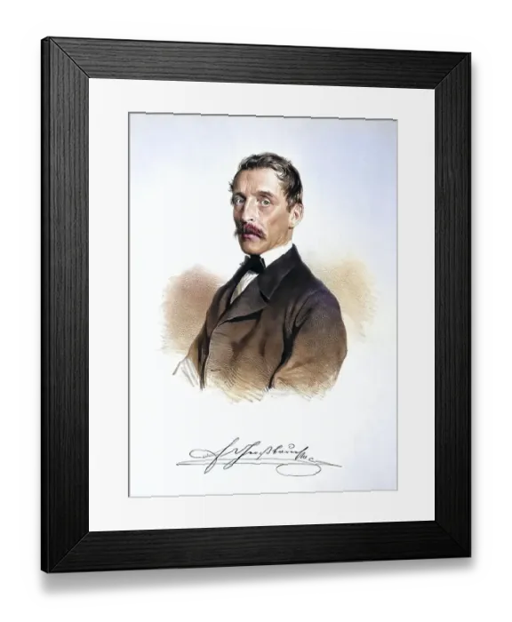 Framed Print : Franz Grossbauer (born 19 December 1813 in Trumau) Framed Print : Franz Grossbauer (born 19 December 1813 in Trumau)