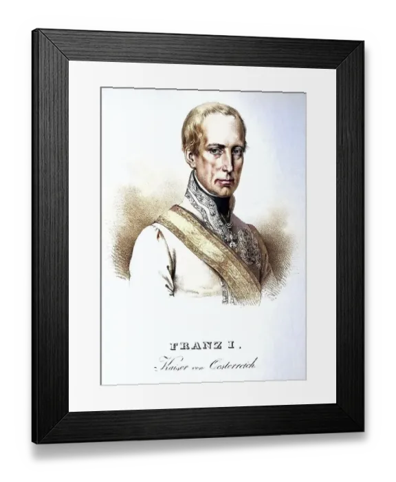 Framed Print : Franz Joseph I (born 18 August 1830 in Schoenbrunn Palace)