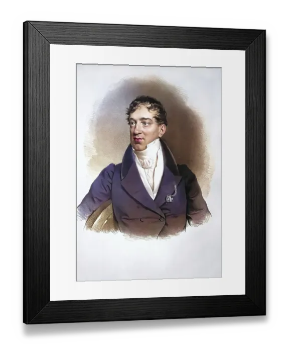 Framed Print : Franz Josef Raab (1773-1857), Austro-Hungarian Monarchy
