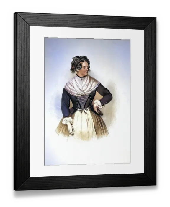 Framed Print : Amalie Haizinger, called Neumann-Haizinger Framed Print : Amalie Haizinger, called Neumann-Haizinger
