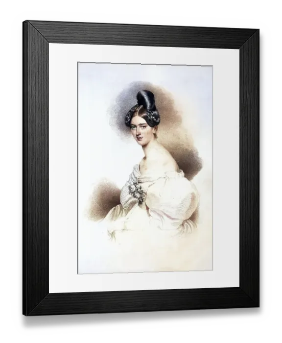 Framed Print : Princess Franziska Liechtenstein Framed Print : Princess Franziska Liechtenstein