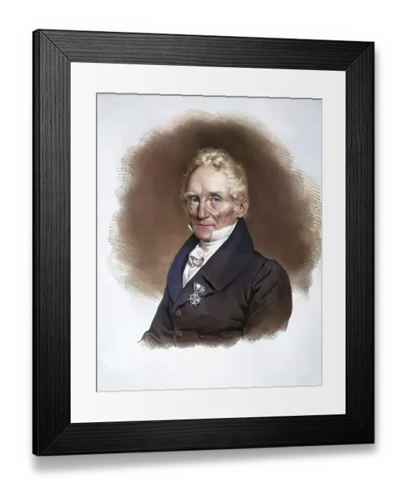 Framed Print : Carl Friedrich Christian Mohs (born 29 January 1773 in Gernrode (Harz) Framed Print : Carl Friedrich Christian Mohs (born 29 January 1773 in Gernrode (Harz)