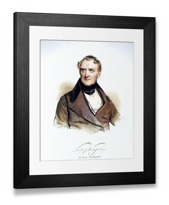 Framed Print : Friedrich Wilhelm Wilhelmi, actually Friedrich Wilhelm von Pannwitz (born 21 April 1788 in Schlichow)
