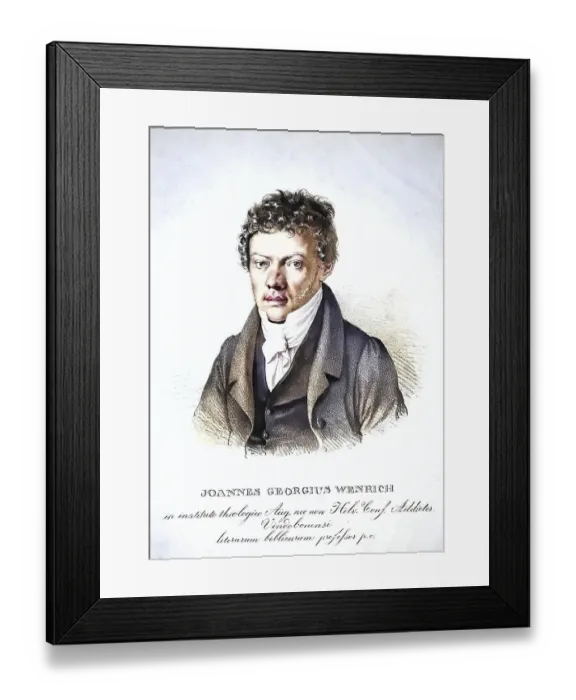 Framed Print : Johann Georg Wenrich (also Johann Wenrich) Framed Print : Johann Georg Wenrich (also Johann Wenrich)