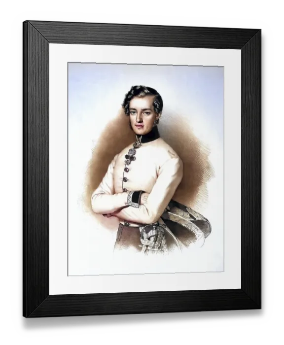 Framed Print : Archduke Stephen of Austria (1817-1867)